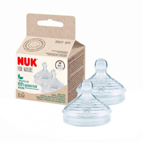 Nuk Nature Tetina Silicone_ M (x2 unidades)