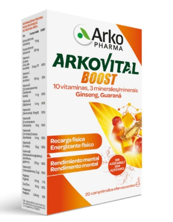 Arkovital Boost (x20 comprimidos Efervescentes)