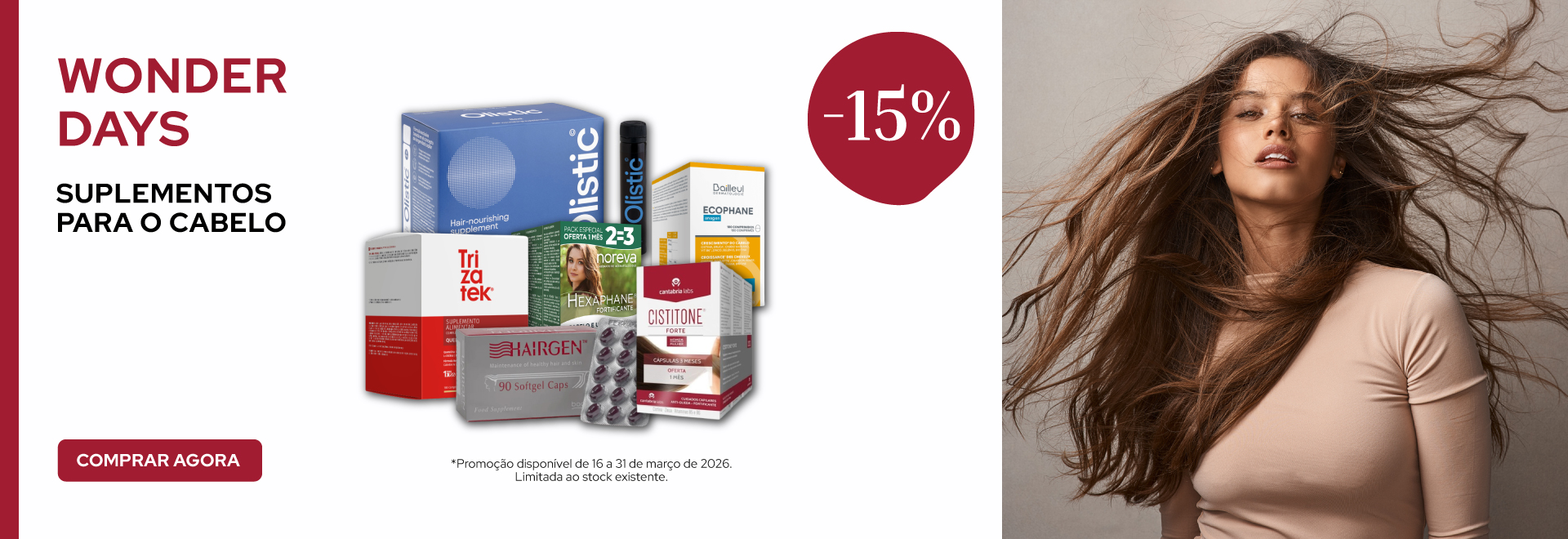 Suplementos Crescimento Capilar