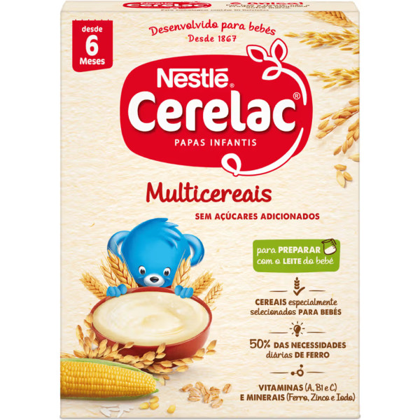 Cerelac Papa Não Lactea Multicereais 160G 6M+ Cerelac Papa Não Lactea Multicereais 160G 6M+