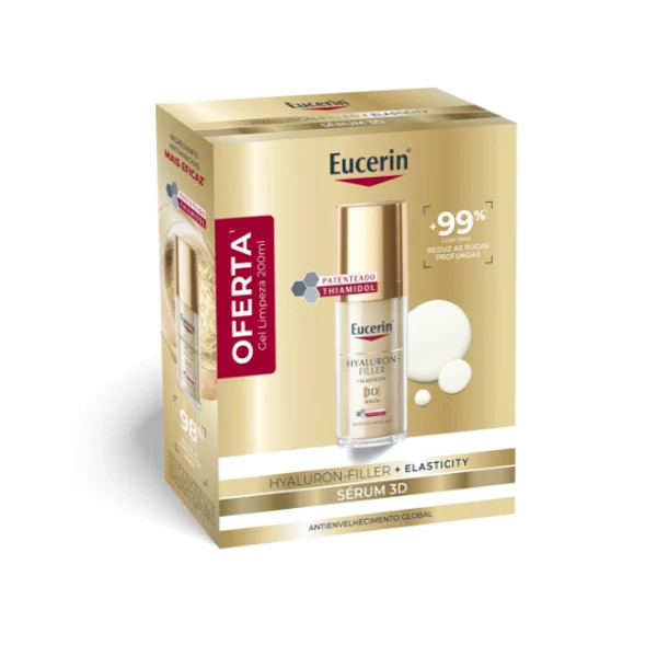 Eucerin Hyaluron-Filler Elasticity 3D Sérum + Oferta Gel limpeza - 200ml