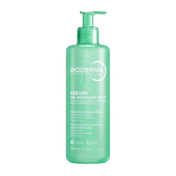 Bioderma  Sebium Gel Moussant Actif 400Ml