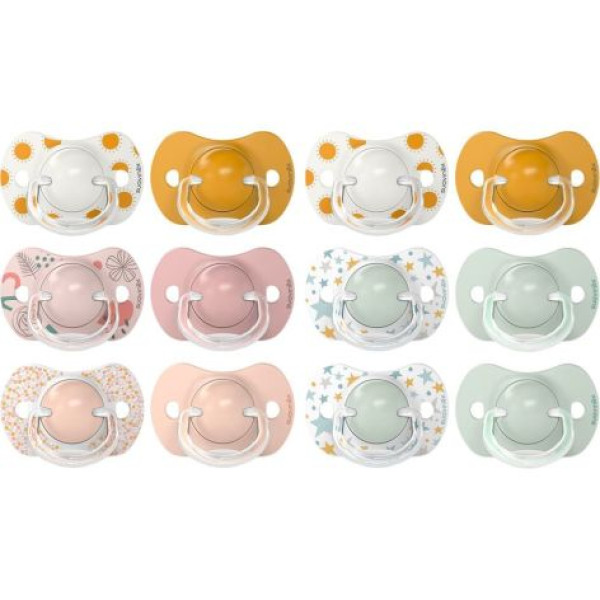 Suavinex Prints Chupeta Fisiologica Silicone _ 6-18M (x2 unidades)