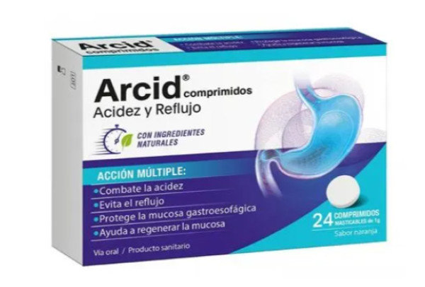 Arcid (x24 comprimidos mastigáveis)