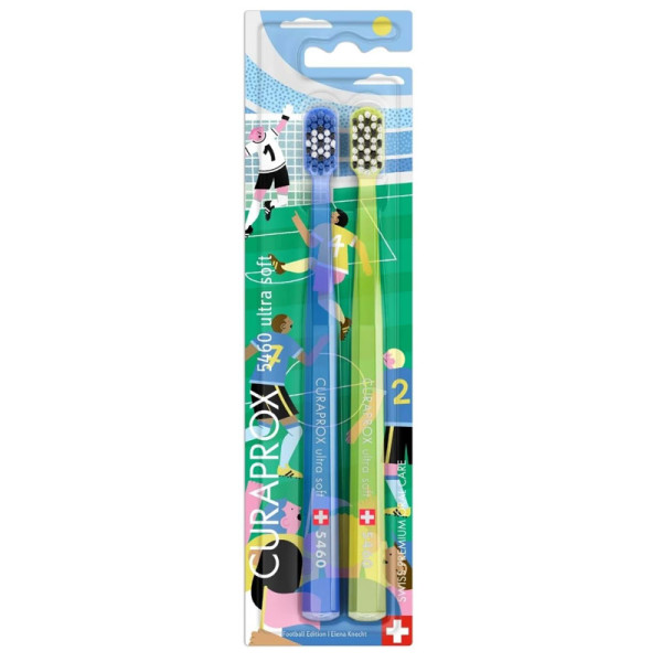 Curaprox Cs5460 Escova Dentes Football Edition (2 unidades) Curaprox Cs5460 Escova Dentes Football Edition (2 unidades)