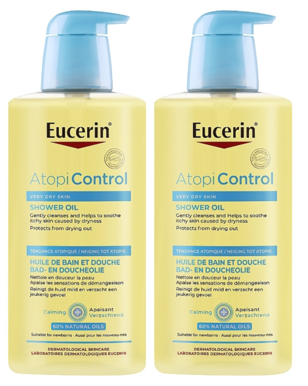 Eucerin Atopic Control Óleo de Limpeza - 400mL (Pack Duplo)