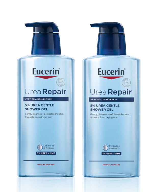 Eucerin Urea Repair Gel Banho Suave - 400ml (Pack Duplo)