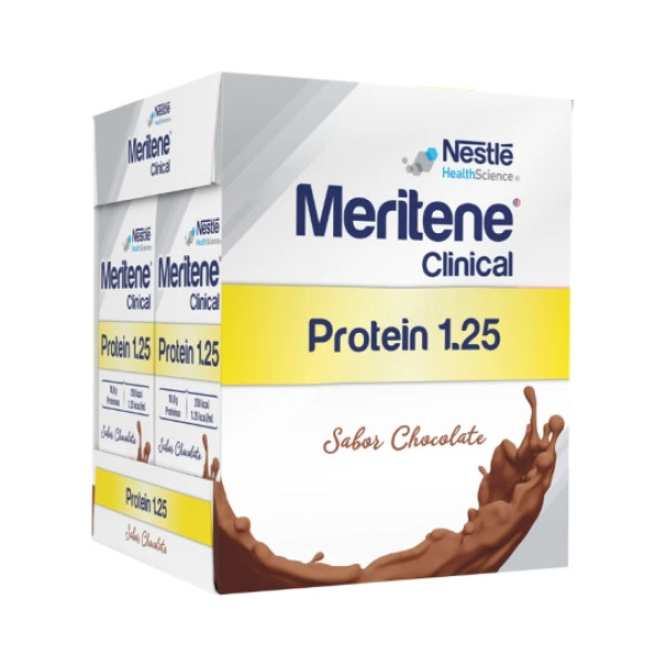 Meritene Clinical Protein 1.25 _ Chocolate - 200ml (x4 unidades) Meritene Clinical Protein 1.25 _ Chocolate - 200ml (x4 unidades)