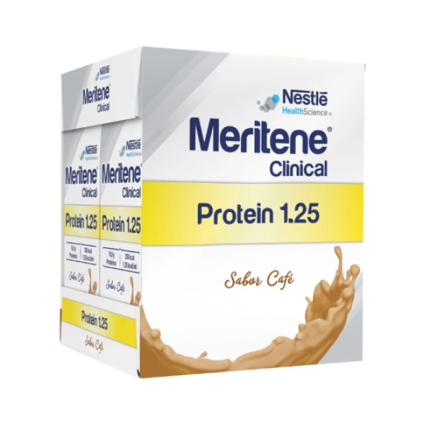 Meritene Clinical Protein 1.25 _ Café - 200ml (x4 unidades) Meritene Clinical Protein 1.25 _ Café - 200ml (x4 unidades)