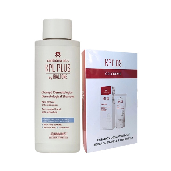 KPL Plus Champô Dermatológico Caspa/Seborreica - 200ml + Oferta KLP DS Gel creme - 10ml KPL Plus Champô Dermatológico Caspa/Seborreica - 200ml + Oferta KLP DS Gel creme - 10ml