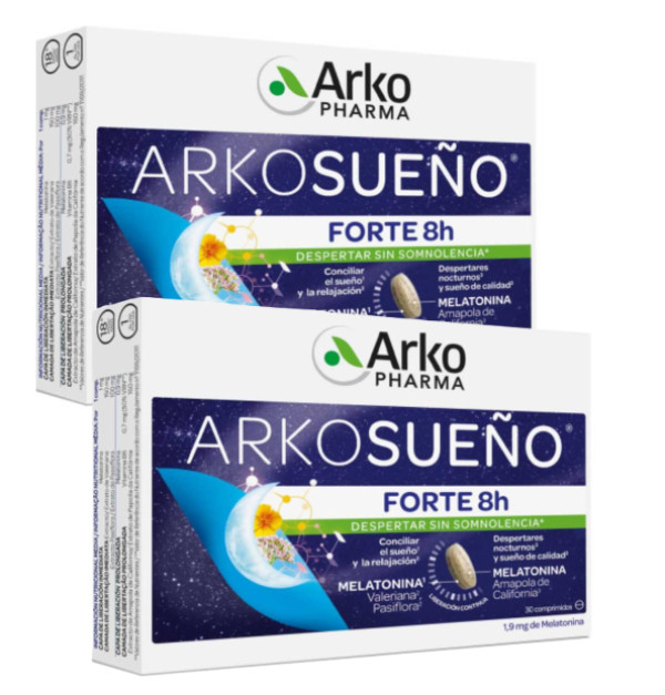 Arkosono Melatonina - 1,95mg (x30 comprimidos) Pack Duplo