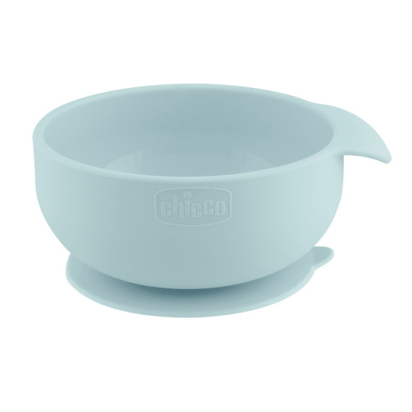 Chicco Tigela Silicone com Ventosa Azul 6M+ (ref. 10221260000 )