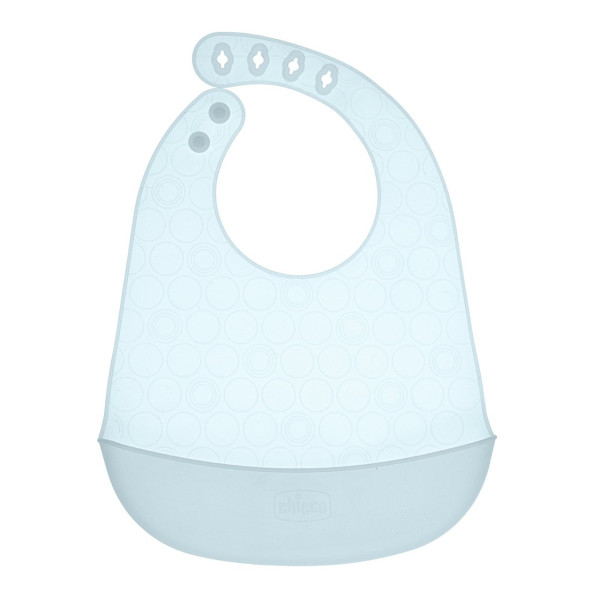 Chicco  Babete Silicone Azul 6M+ (ref. 10219260000)