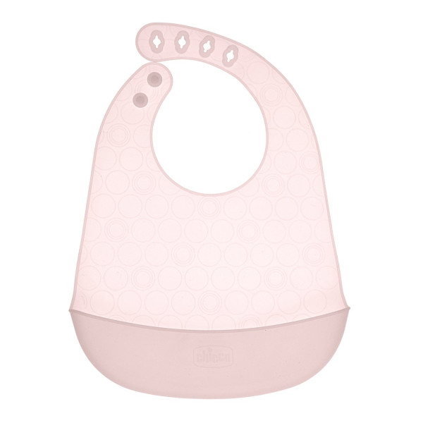 Chicco  Babete Silicone Rosa 6M+ (ref. 10219160000)