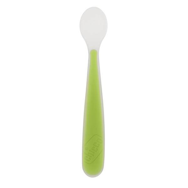 Chicco  Colher Silicone Verde 6M+ (ref. 6828520000)