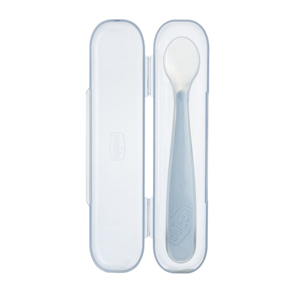 Chicco  Colher Silicone com Caixa 6M+ (ref. 6828360000)