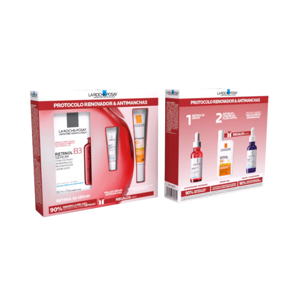 La Roche Posay Retinol B3 Sérum - 30ml + Anthelios Uvmune SPF50+ - 15ml + Mela B3 sérum - 3ml