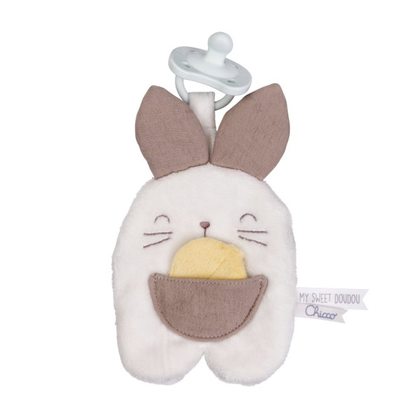 Chicco Coelho Doudou Porta Chupueta