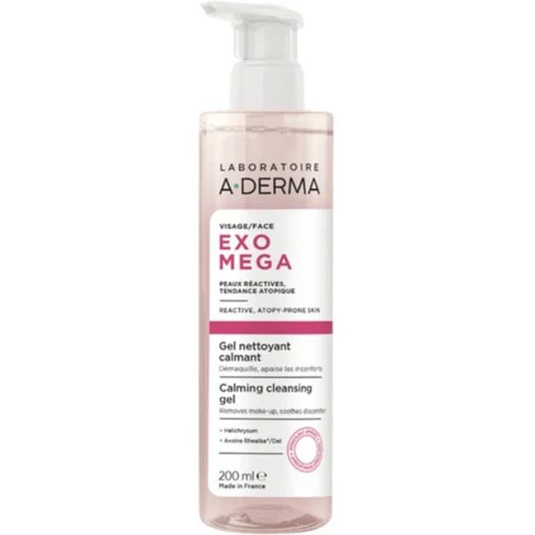 A-Derma Exomega Gel de Limpeza Calmante 200Ml
