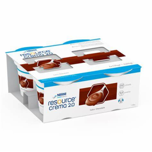 Resource Crema 2.0 Pudim Chocolate 125G (X4 Unidades) Resource Crema 2.0 Pudim Chocolate 125G (X4 Unidades)