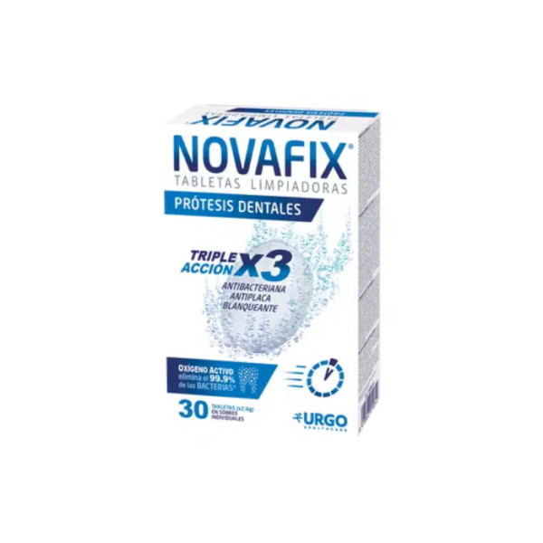 Novafix Limpeza 3 em 1 Pastilhas Proteção Dentária (x30 pastilhas efervescentes) Novafix Limpeza 3 em 1 Pastilhas Proteção Dentária (x30 pastilhas efervescentes)