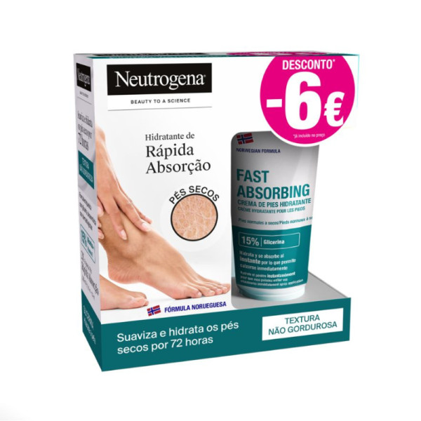 Neutrogena Pes Creme Absorção Rápida 100ml (Pack Duplo) Neutrogena Pes Creme Absorção Rápida 100ml (Pack Duplo)