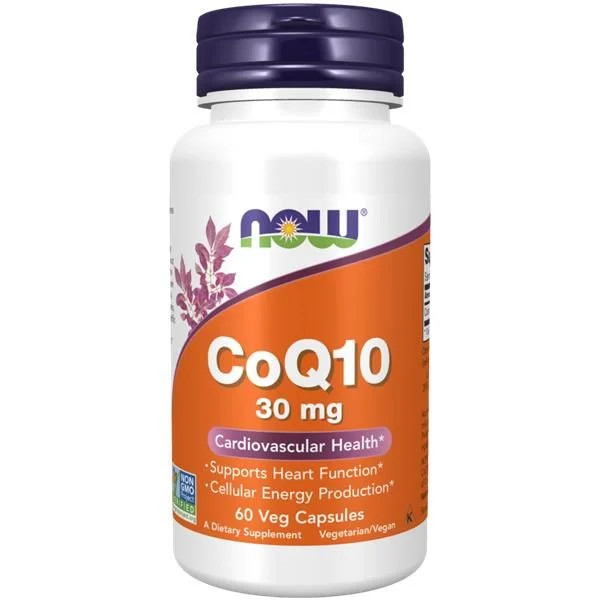 Now Coenzima Q10 - 30mg (60 Cápsulas Vegetais) Now Coenzima Q10 - 30mg (60 Cápsulas Vegetais)