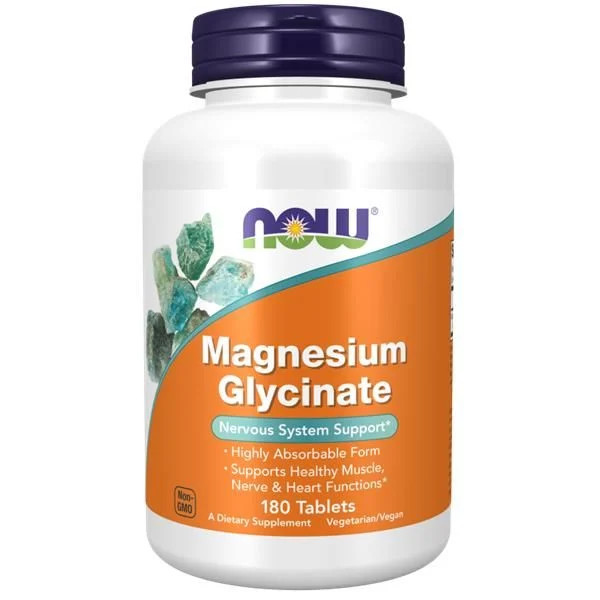 Now Magnesium Glycinate (180 Comprimidos)