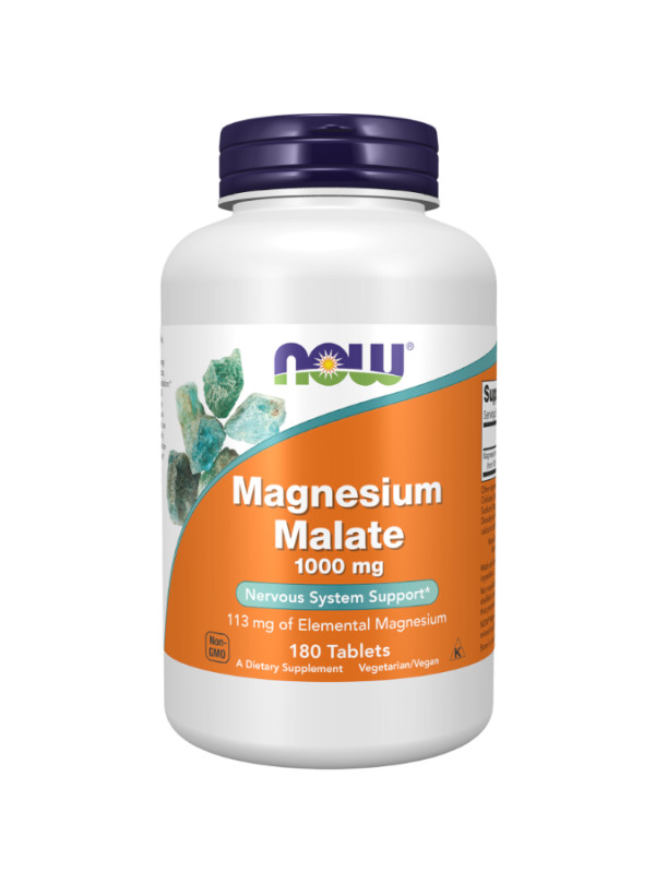 Now Magnesium Malate 1000mg (180 Comprimidos) Now Magnesium Malate 1000mg (180 Comprimidos)