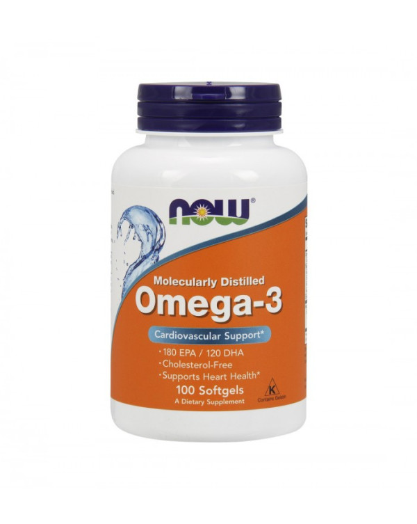 Now Omega-3 1000mg (100 Cápsulas Moles) Now Omega-3 1000mg (100 Cápsulas Moles)