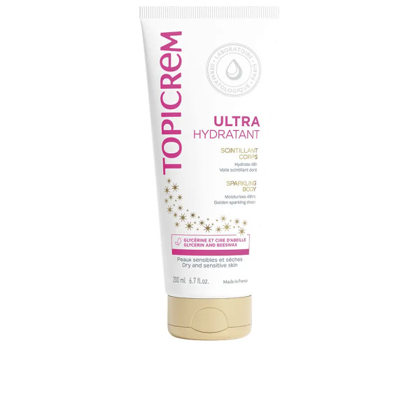 Topicrem Ultra Hidratante com Brilho Dourado 200Ml Topicrem Ultra Hidratante com Brilho Dourado 200Ml