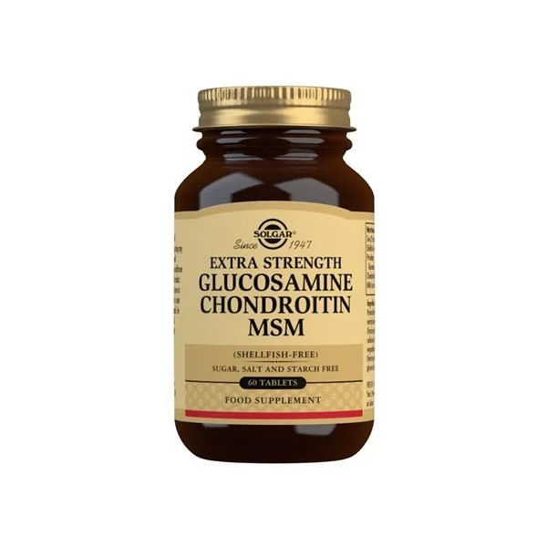 Solgar Glucosamina Condroitina MSM Extra Concentrado (x60 comprimidos)