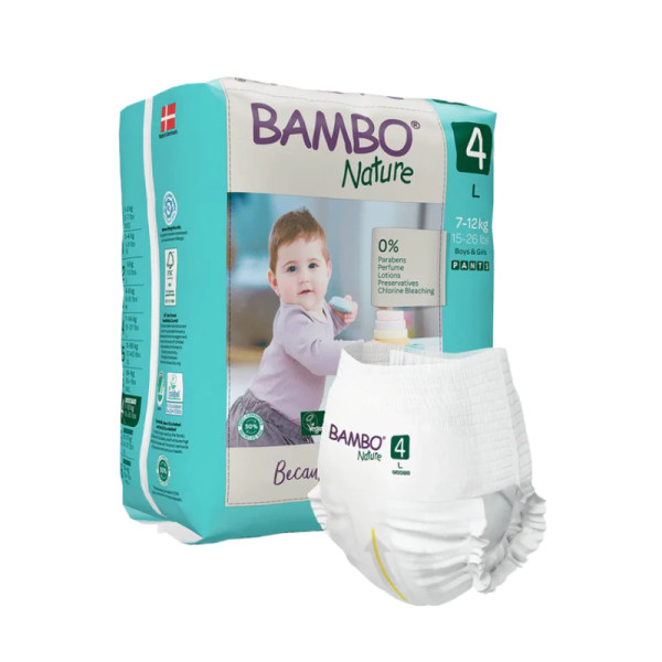 Bambo Nature Fralda Cueca _ Tam.4-L_7-14Kg (20 unidades) Bambo Nature Fralda Cueca _ Tam.4-L_7-14Kg (20 unidades)