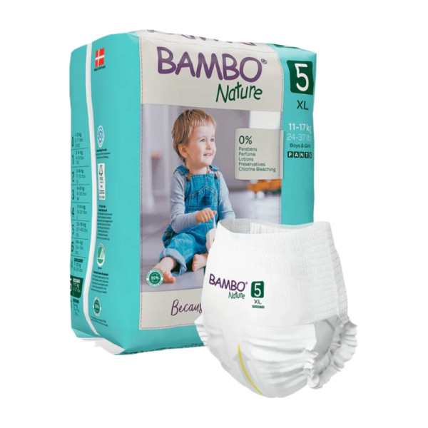 Bambo Nature Fralda Cueca _ Tam.5 -XL_12-18Kg (19 unidades) Bambo Nature Fralda Cueca _ Tam.5 -XL_12-18Kg (19 unidades)