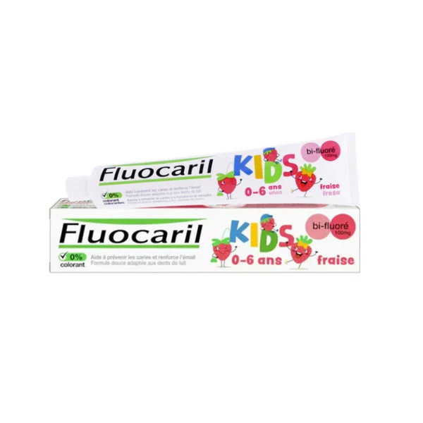 Fluocaril Kids Gel Dentifrico Morango_ 0-6 Anos -  75ml