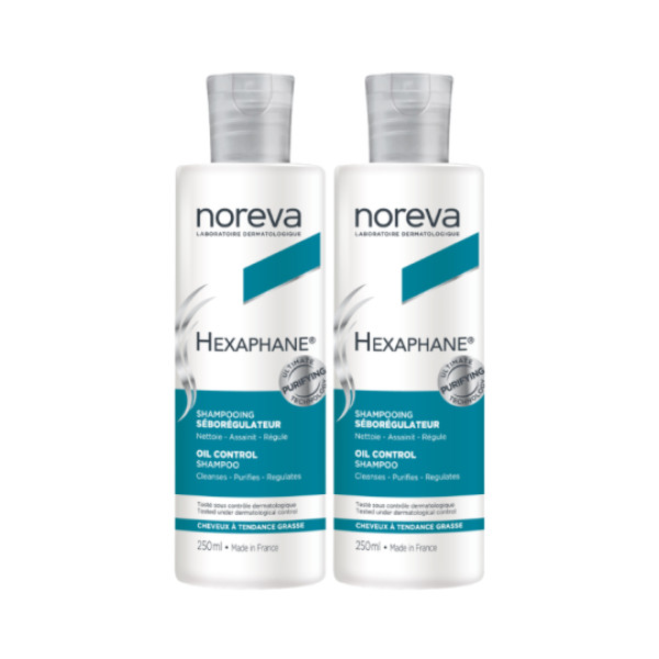Noreva Hexaphane Champô Seborregulador -  250ML (PAck Duplo)