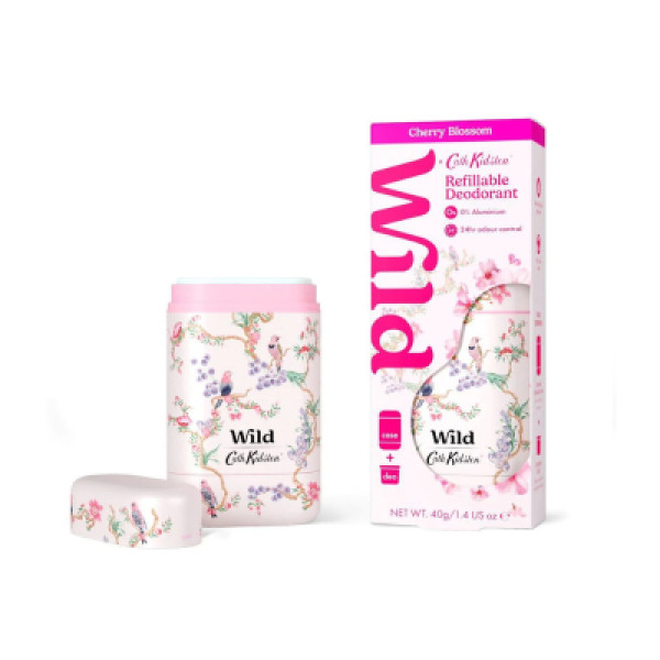 Wild Deo Caixa+ Recarga Cath Kidston Cherry Blossom 40G Wild Deo Caixa+ Recarga Cath Kidston Cherry Blossom 40G
