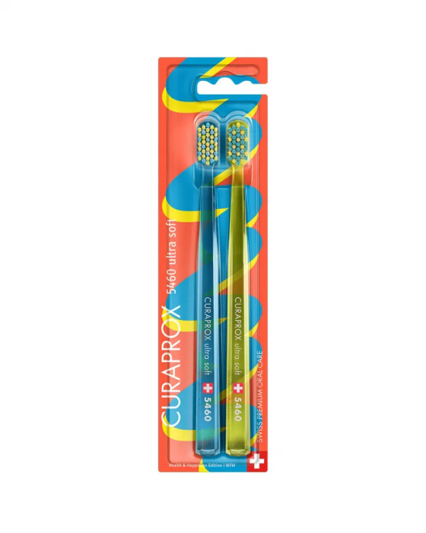 Curaprox CS 5460 Escova Dentária Health & Hapiness Edition 2026 x2 Curaprox CS 5460 Escova Dentária Health & Hapiness Edition 2026 x2