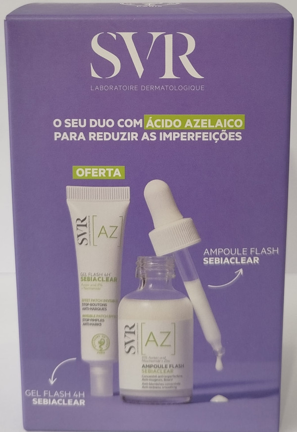 SVR Sebiaclear Ampola AZ Gel - 30ml + Oferta Gel Flash