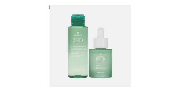 Biretix Oil Control solution - 100ml + Double correction serum - 30ml Biretix Oil Control solution - 100ml + Double correction serum - 30ml
