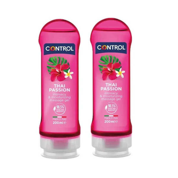 Control 2 em 1 Gel de Massagem Thai 200mL (2 unidades) Control 2 em 1 Gel de Massagem Thai 200mL (2 unidades)