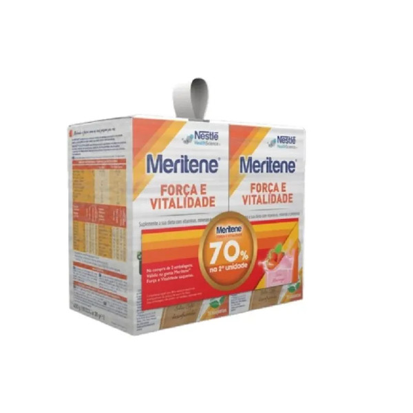 Meritene Força e Vitalidade Cafe (x15 Saquetas)  (Pack Duplo)