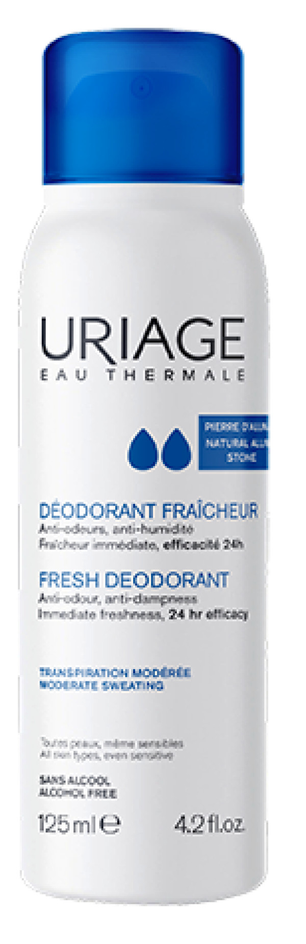 Uriage Deo Fraicheur Spray Pele Sensivel - 125ml