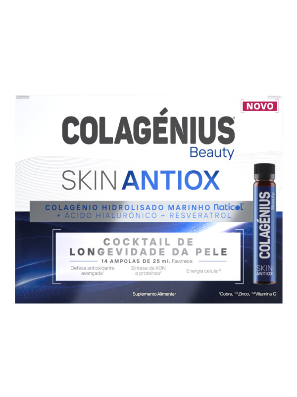 Colagenius Beauty Skinantiox - 25ml (x14 ampolas) Colagenius Beauty Skinantiox - 25ml (x14 ampolas)