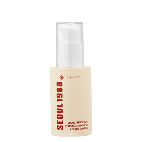 K-Secret Seoul 1988 Serum Retinal Lipossoma 2% + Black Ginseng 30ml K-Secret Seoul 1988 Serum Retinal Lipossoma 2% + Black Ginseng 30ml