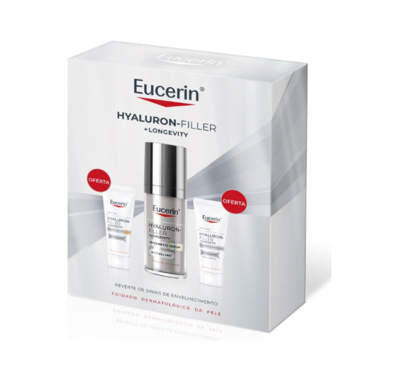 Eucerin Hyaluron-Filler Epigenetic Serum 30ml + Oferta Creme dia 7ml + Oferta Creme Noite 7ml Eucerin Hyaluron-Filler Epigenetic Serum 30ml + Oferta Creme dia 7ml + Oferta Creme Noite 7ml