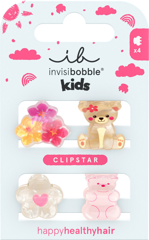 Invisibobble Kids Clipstar Mola Bearly Bloomed Invisibobble Kids Clipstar Mola Bearly Bloomed