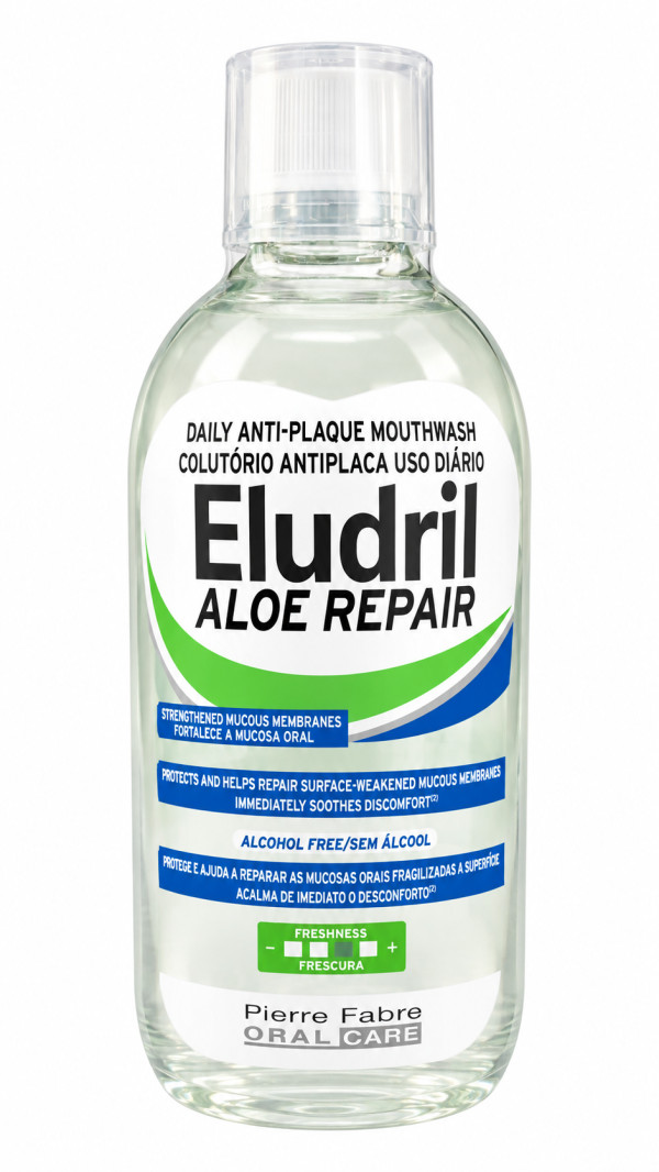 Eludril Aloe Repair Colutório 500Ml Eludril Aloe Repair Colutório 500Ml