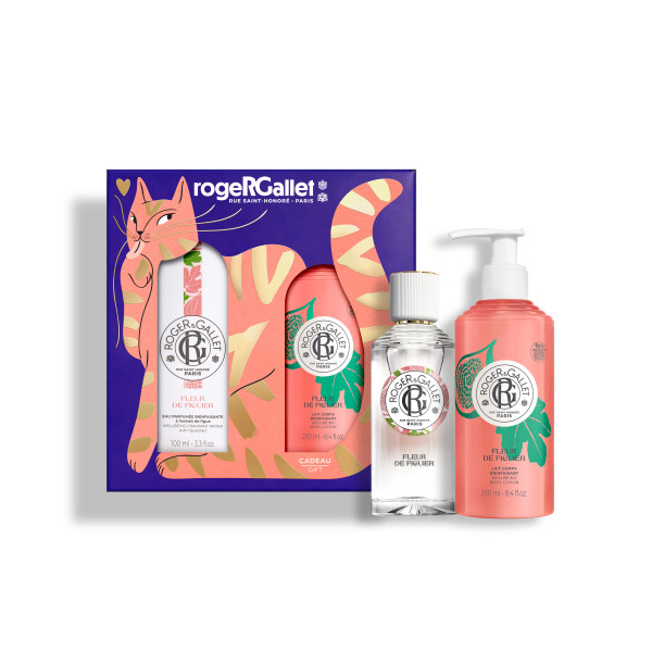 Coffret Roger & Gallet Fleur de Figuier Edt 100ml + Leite Corpo 250ml Coffret Roger & Gallet Fleur de Figuier Edt 100ml + Leite Corpo 250ml