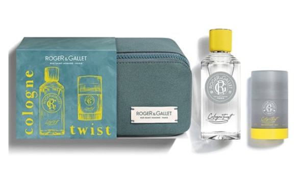 Roger e Gallet Cologne Twist Agua de Colónia 100ml + Desodorizante 50g + Bolsa Roger e Gallet Cologne Twist Agua de Colónia 100ml + Desodorizante 50g + Bolsa